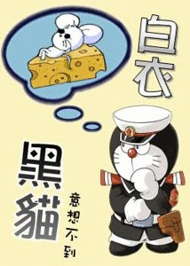 白衣黑猫
